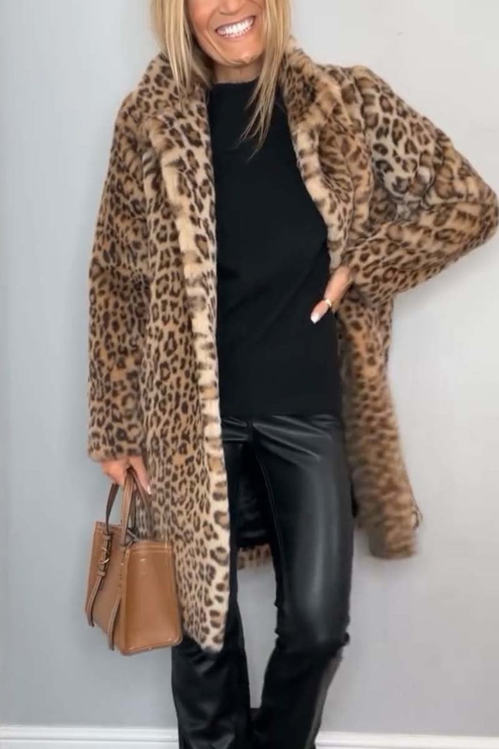 Rosa | Leopard Vinterjacka