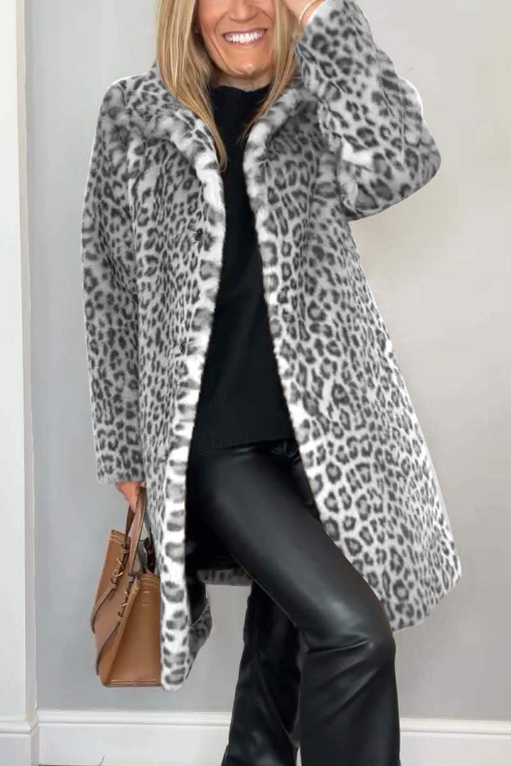Rosa | Leopard Vinterjacka