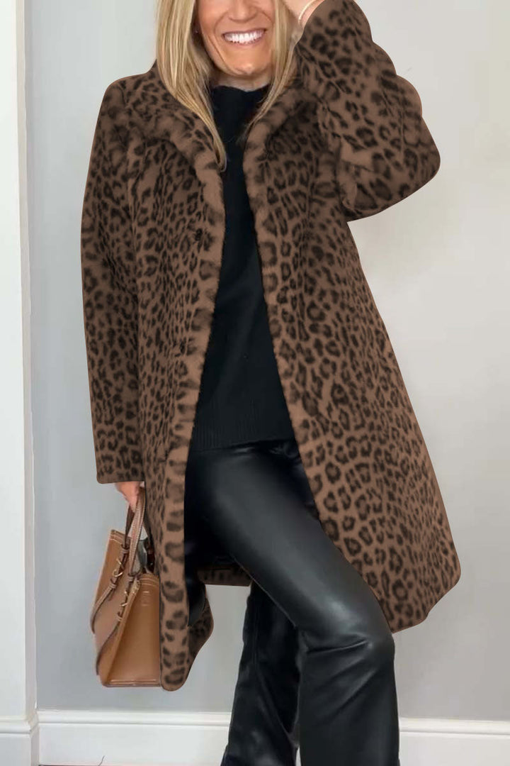 Rosa | Leopard Vinterjacka
