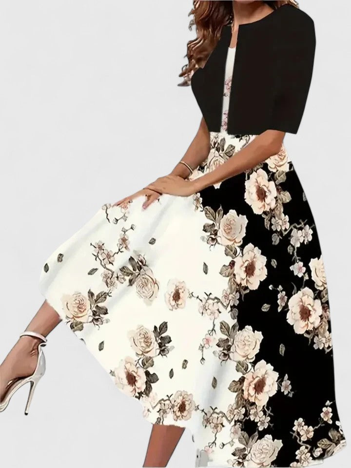 Chantal | Elegant Midi Klänning