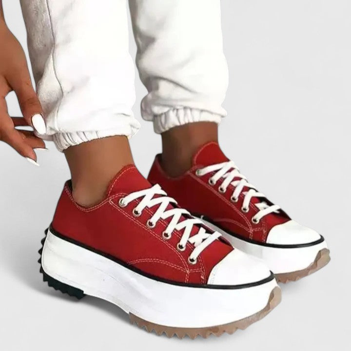 Kelly | Dam Sneakers med Snörning för Komfort Hela Dagen