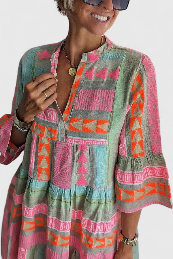Gisara | Bekväm Boho Klänning
