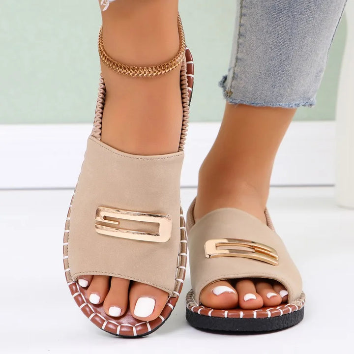 Gianna | Ortopediska Sandaler Med Kilklack