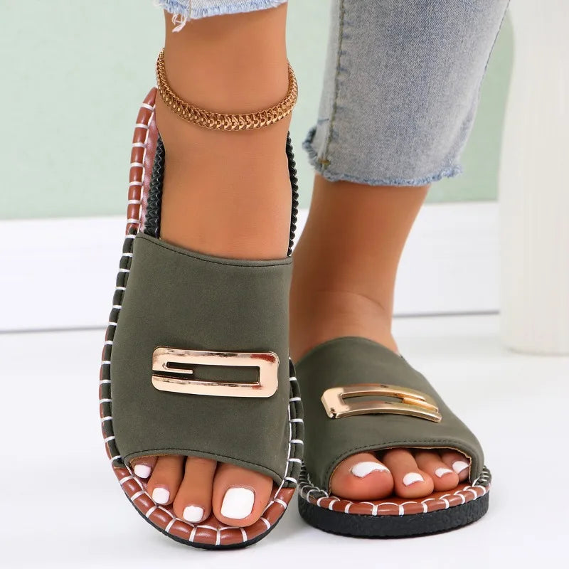 Gianna | Ortopediska Sandaler Med Kilklack