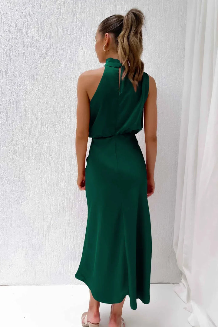 Faith | Kvinnors Chic Halterneck Aftonklänning
