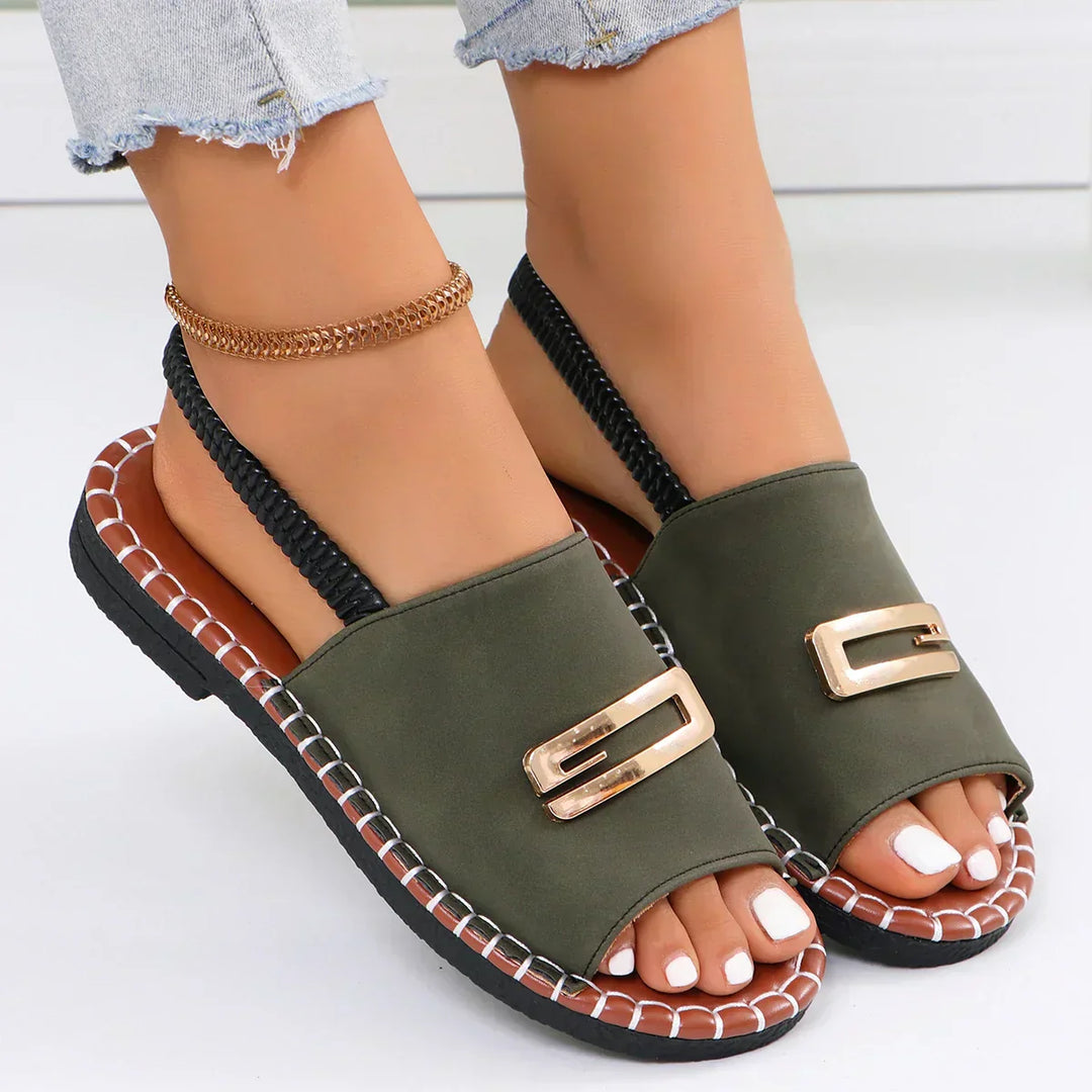 Gianna | Ortopediska Sandaler Med Kilklack