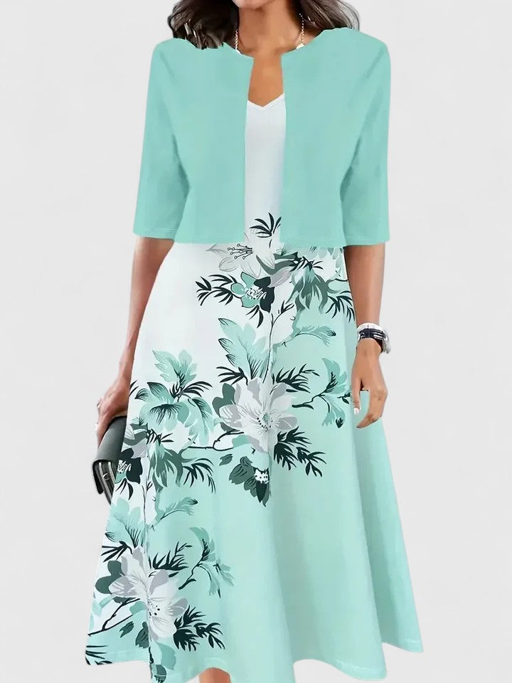 Chantal | Elegant Midi Klänning