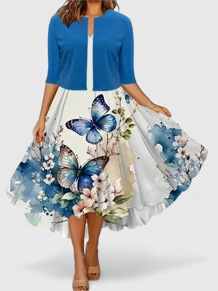 Chantal | Elegant Midi Klänning