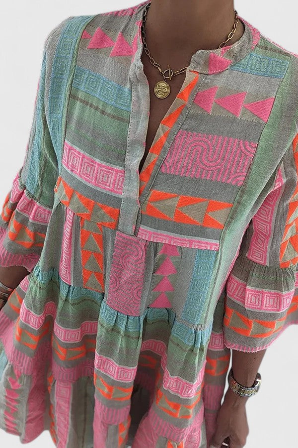 Gisara | Bekväm Boho Klänning
