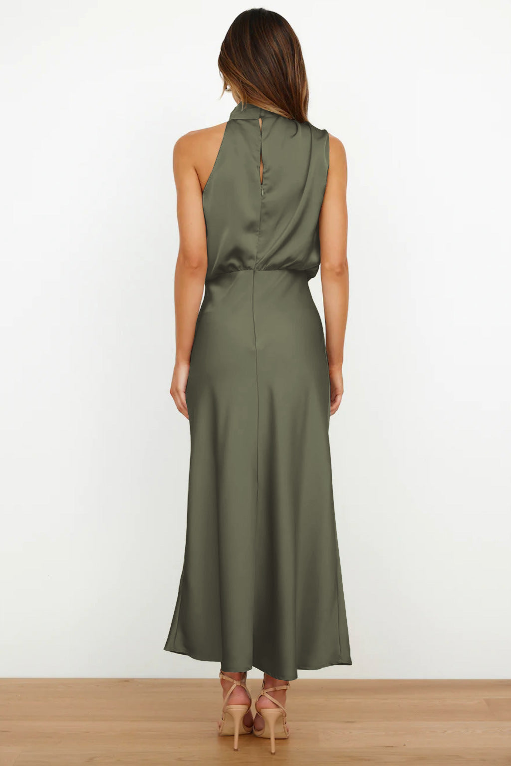 Faith | Kvinnors Chic Halterneck Aftonklänning