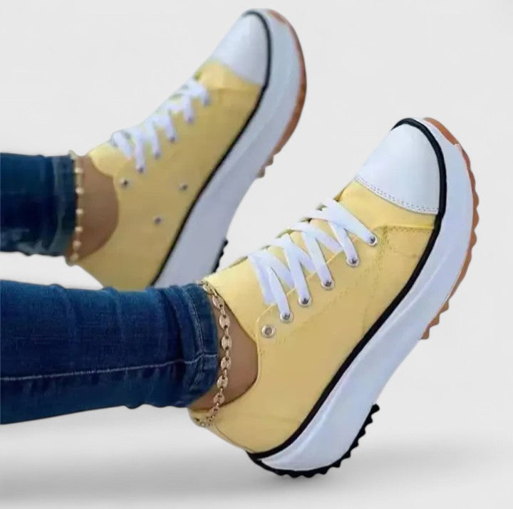 Kelly | Dam Sneakers med Snörning för Komfort Hela Dagen