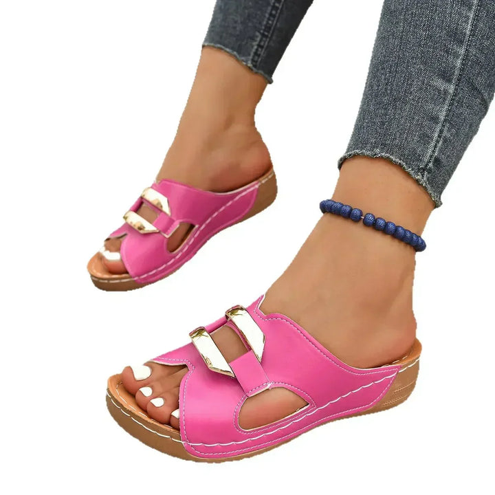Lina | Ortopediska kilklack sandaler