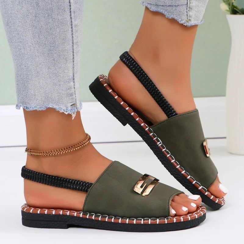 Gianna | Ortopediska Sandaler Med Kilklack