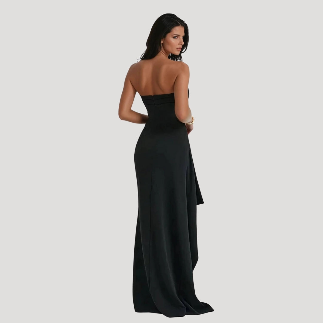 Emma | Kvinnors Bröllopsgäst Strapless Maxi Klänning