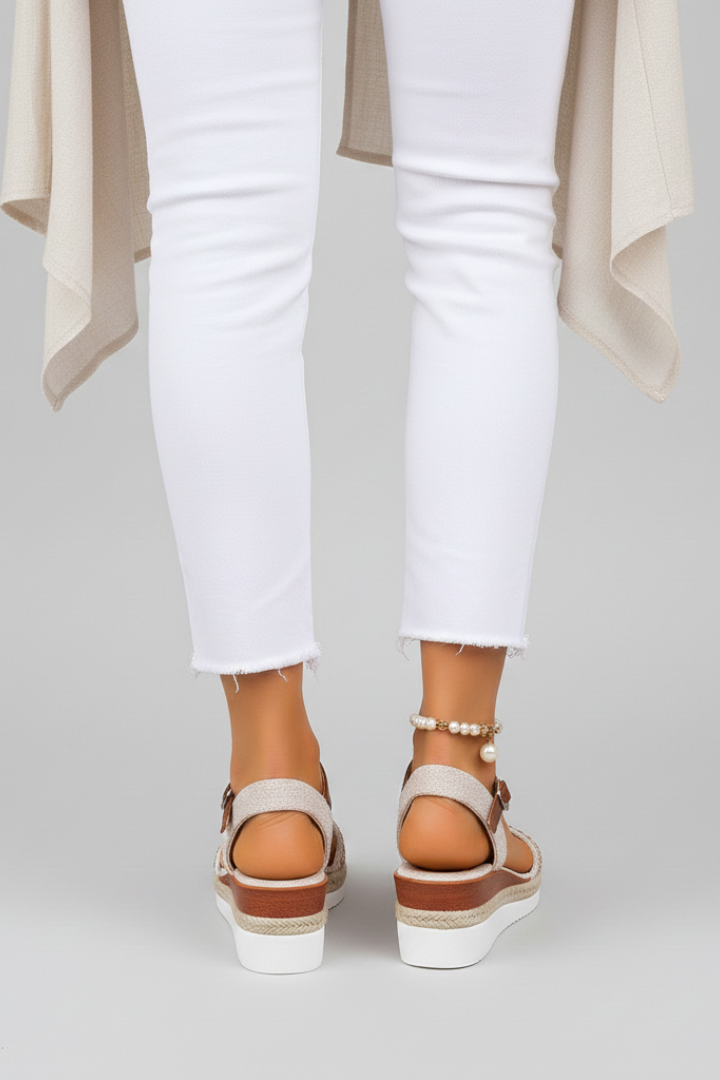Nicole | Kvinno Elegant Rem Sandaler för Kvällen