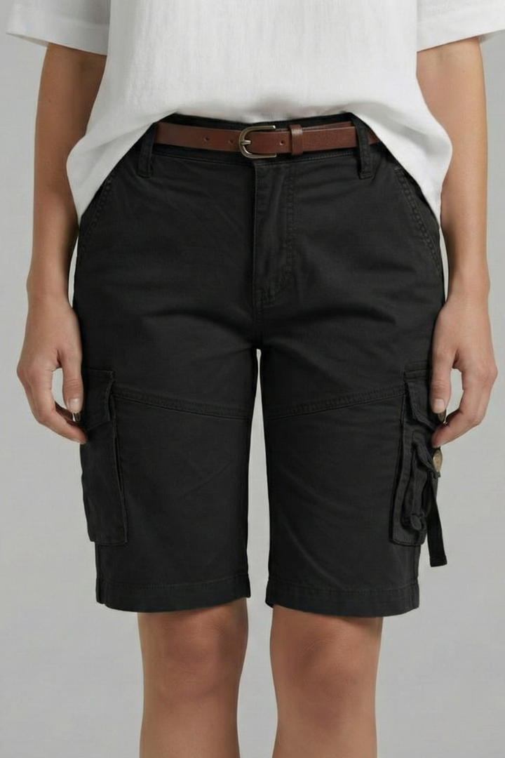 Jenna | Damens Utility Pocket Cargo Shorts