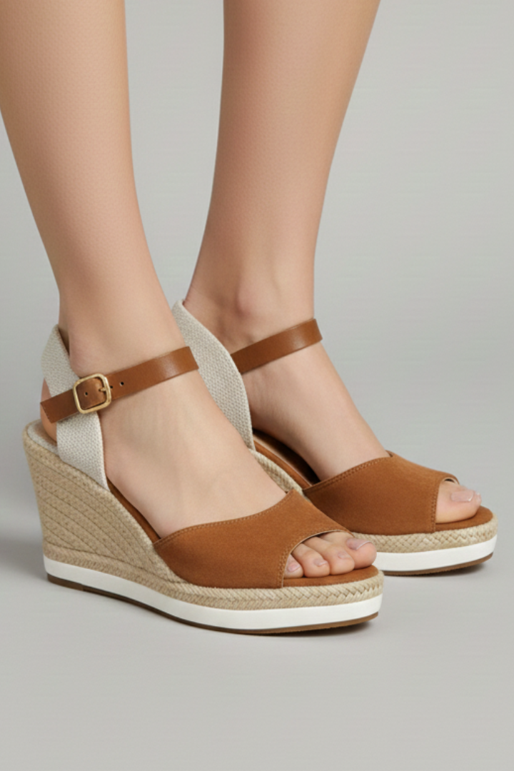 Maya  | Espadrillsandaler Med Sluten Tå Och Slingback-rem För Dam