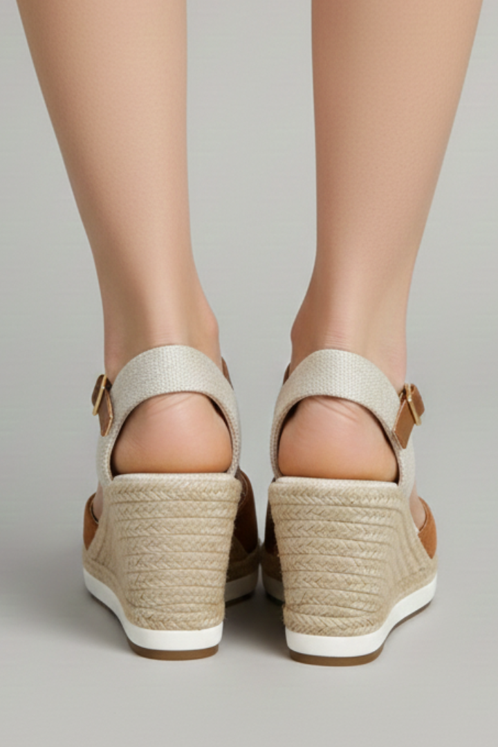 Maya  | Espadrillsandaler Med Sluten Tå Och Slingback-rem För Dam