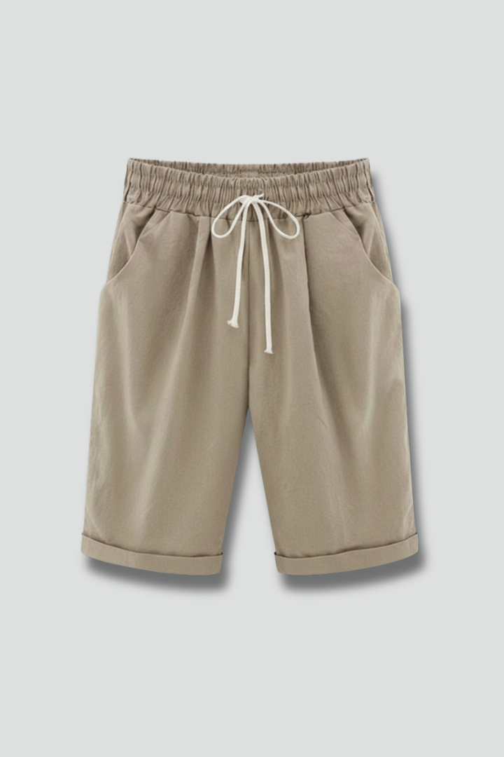 Faith | Damshorts med dragsko och fickor