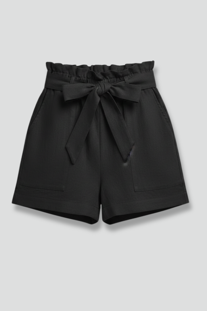 Dakota | Damshorts med knytmidja och fickor