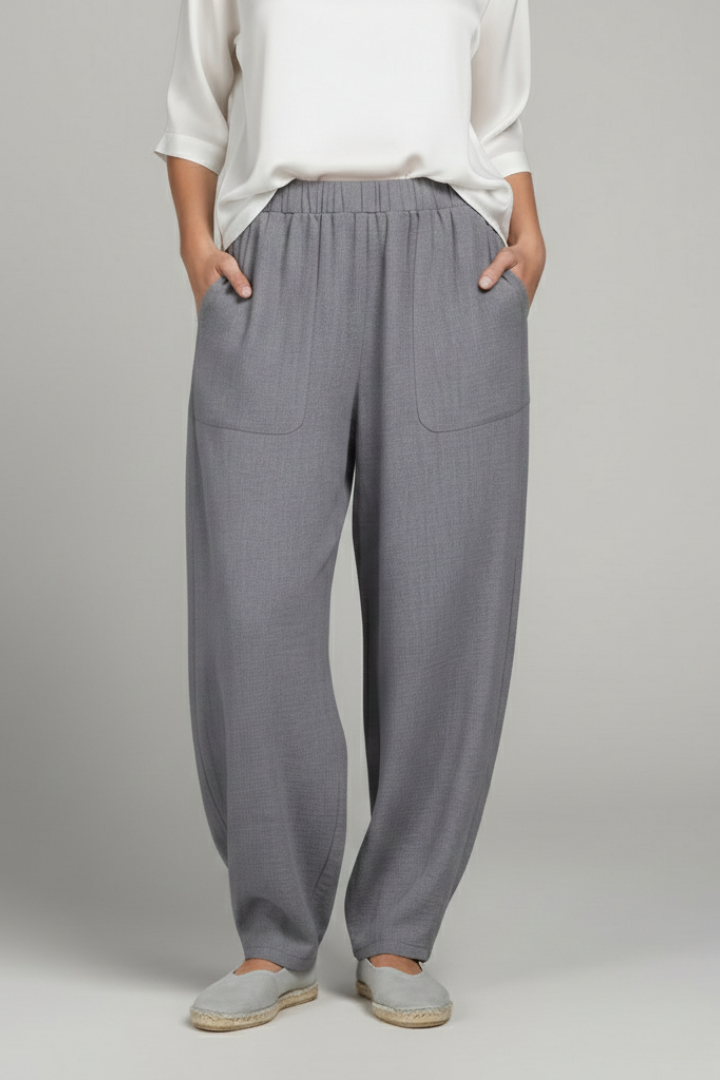 Chloe | Dambyxor med Elastisk Midja och Sidofickor