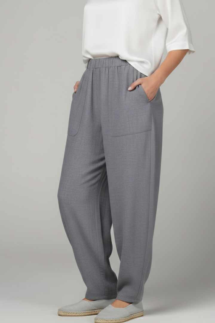 Chloe | Dambyxor med Elastisk Midja och Sidofickor
