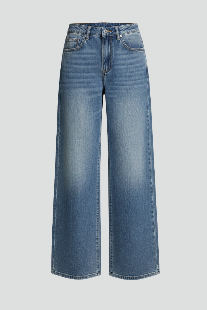 Fiona | Damens Avslappnade Vida Jeans