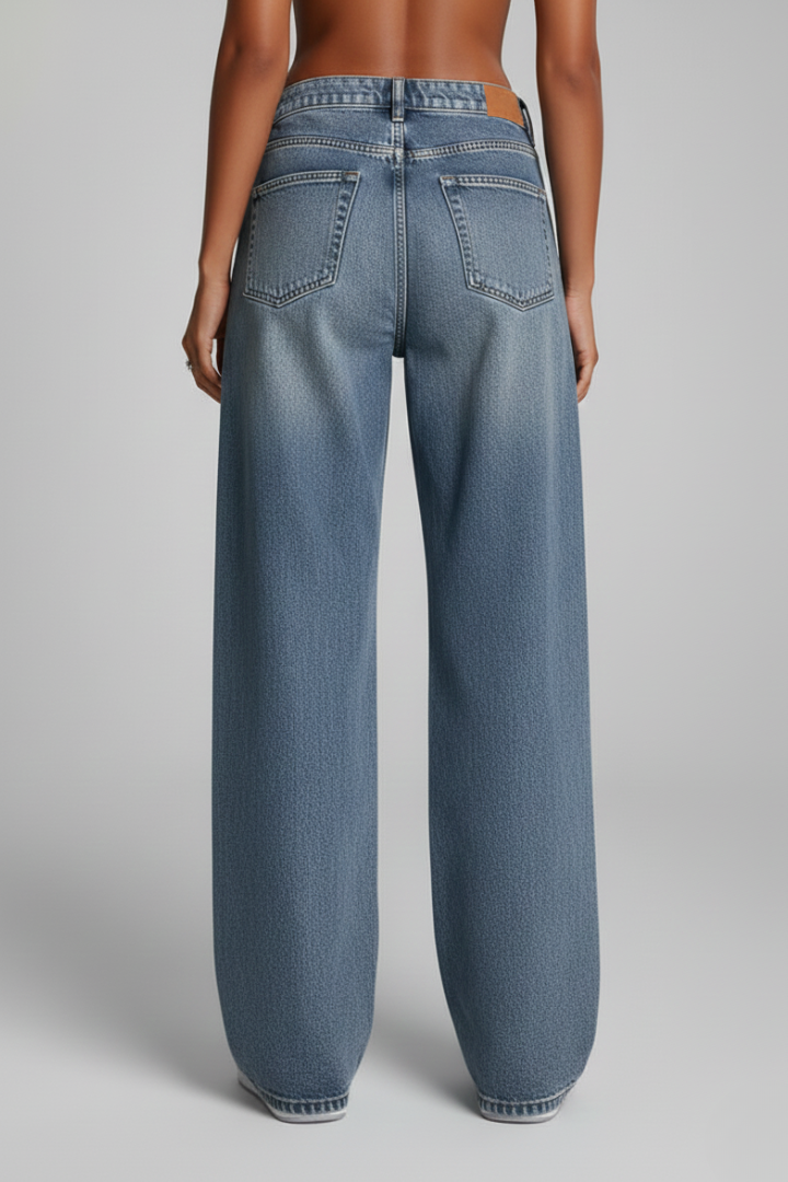 Fiona | Damens Avslappnade Vida Jeans