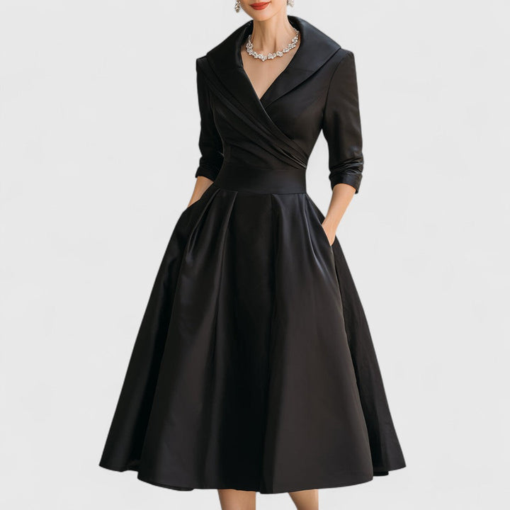 Marley Quinn | Elegant Midi Klänning