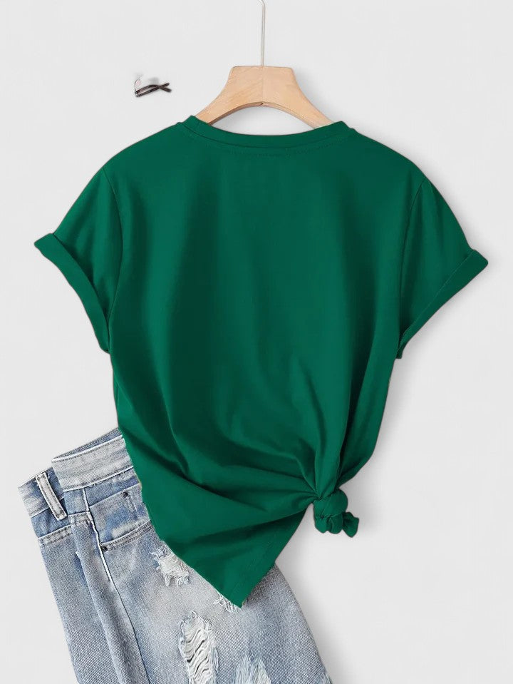 Ivanelle | Bekväm T-shirt med Kort Ärmar
