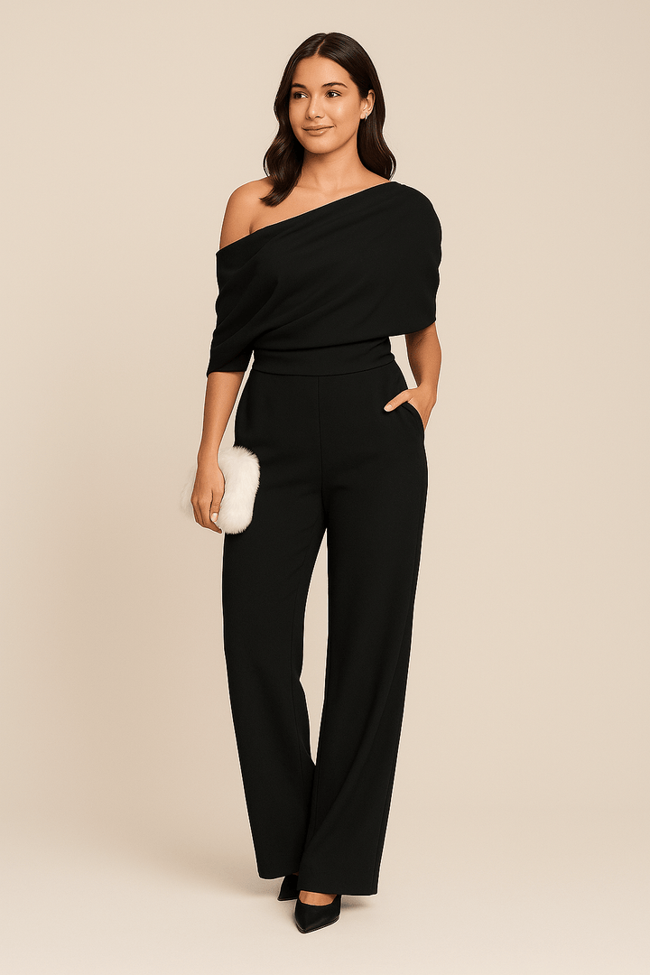 Margaret | Damens Chic Enaxlad Vår Jumpsuit