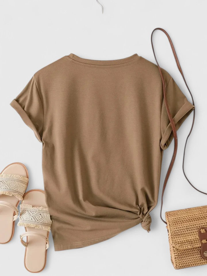Ivanelle | Bekväm T-shirt med Kort Ärmar
