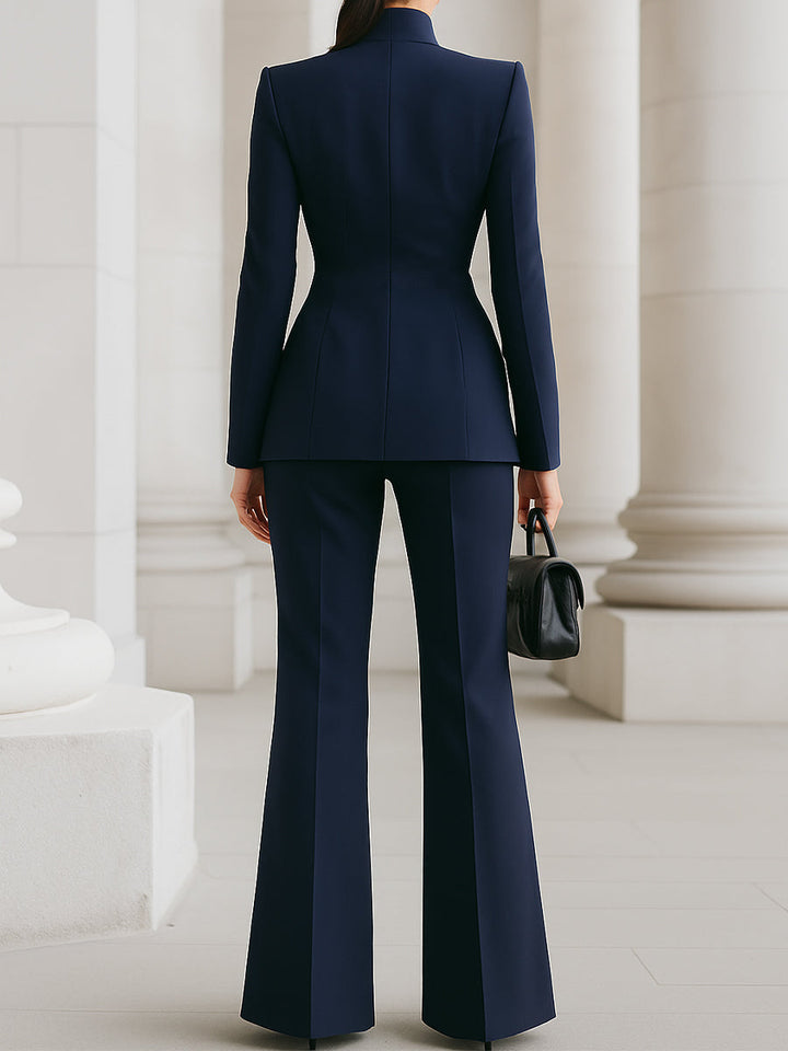 Sharie - Elegant Blazer &amp; Byxdress Set