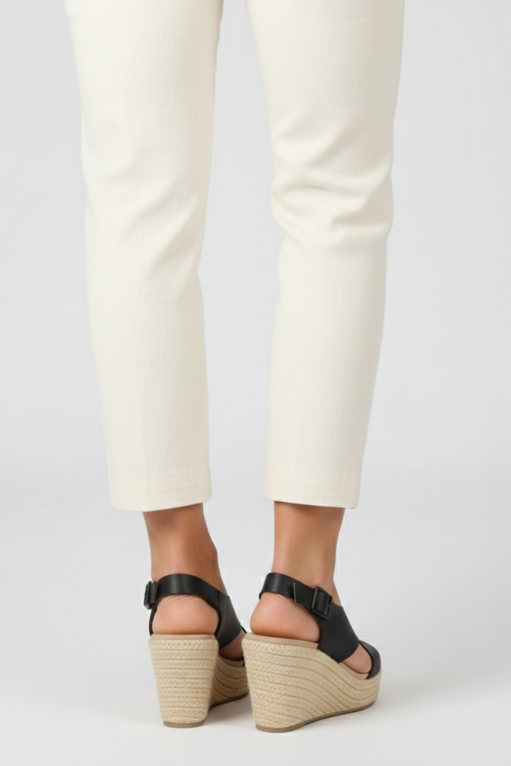 Michelle | Slingback-sandaler Med Kilklack Och Korsade Remmar För Dam