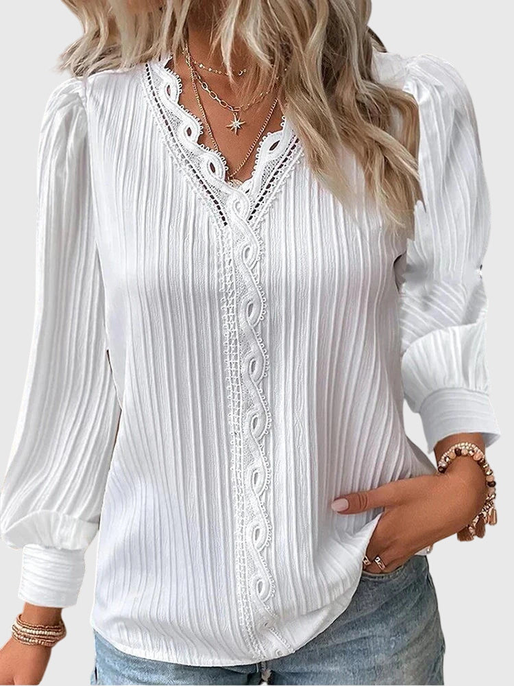 Andrea | Elegant Pullover Blus