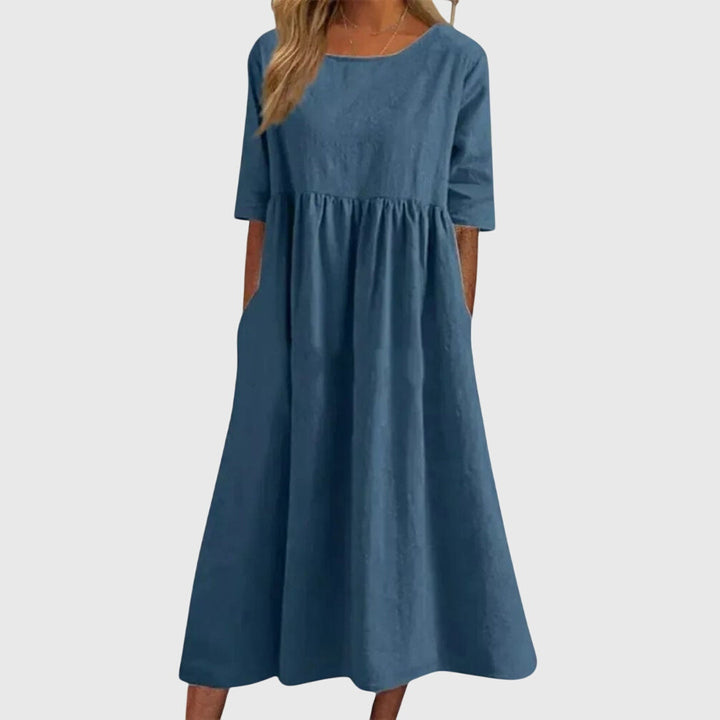 Haisley | Elegant Kortärmad Klänning