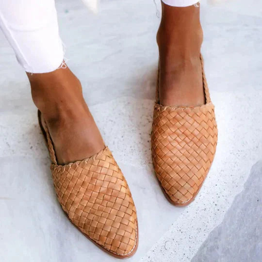 Lyn | Hantverksgjorda Platta Sandaler