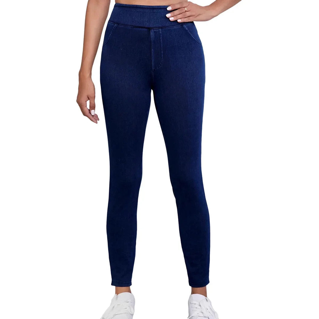 Eleanor | Dam Slim Fit Högmidjade Stretchjeans
