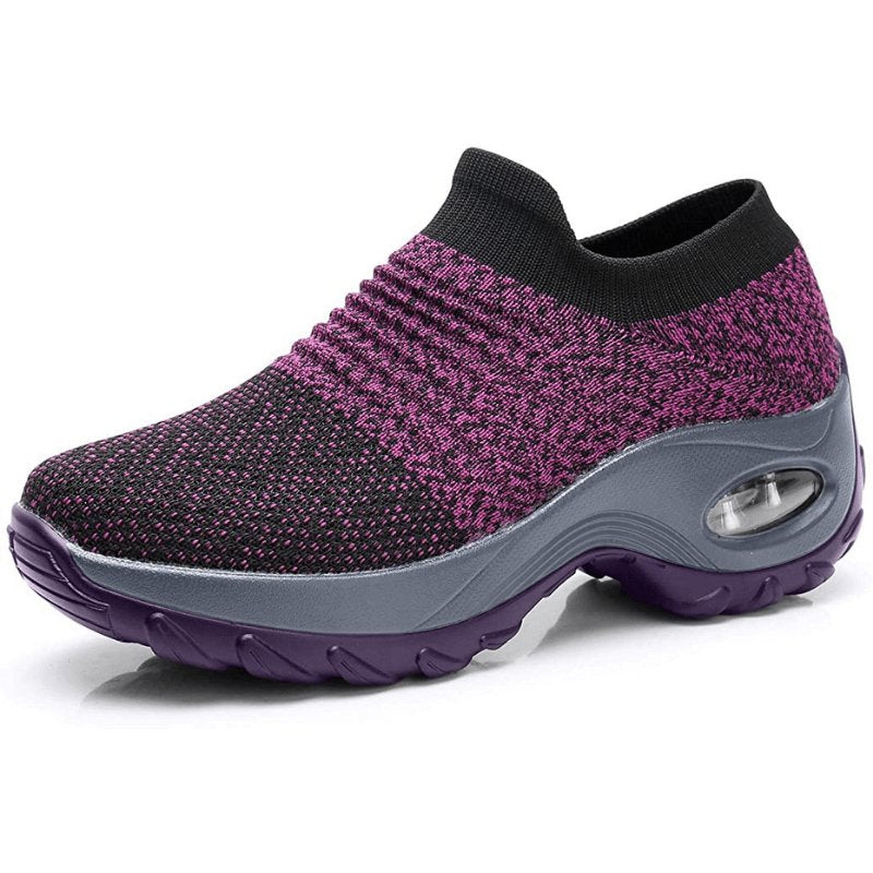 Olivia | Kvinnors Ortopediska Slip-On Sneakers med Luftkudde