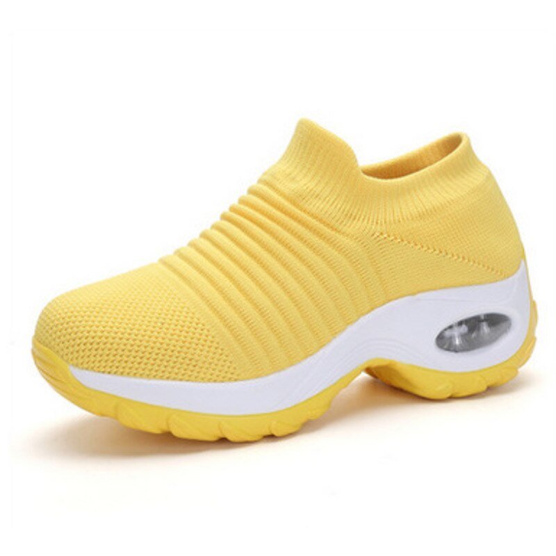 Olivia | Kvinnors Ortopediska Slip-On Sneakers med Luftkudde