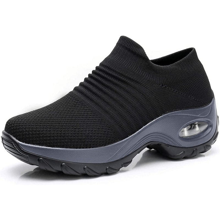 Olivia | Kvinnors Ortopediska Slip-On Sneakers med Luftkudde