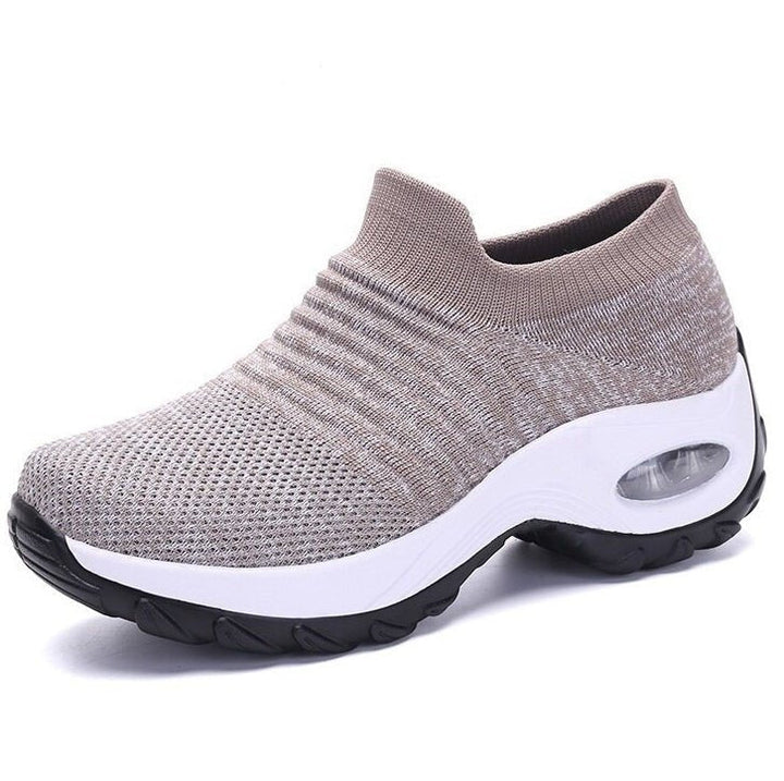 Olivia | Kvinnors Ortopediska Slip-On Sneakers med Luftkudde